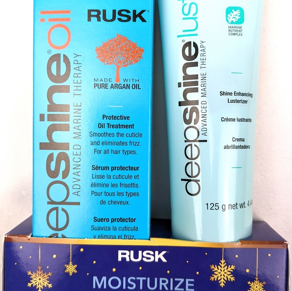 RUSK Set Moisturize and Shine Deepshine Oil & Lustre Women’s Hair Care Products